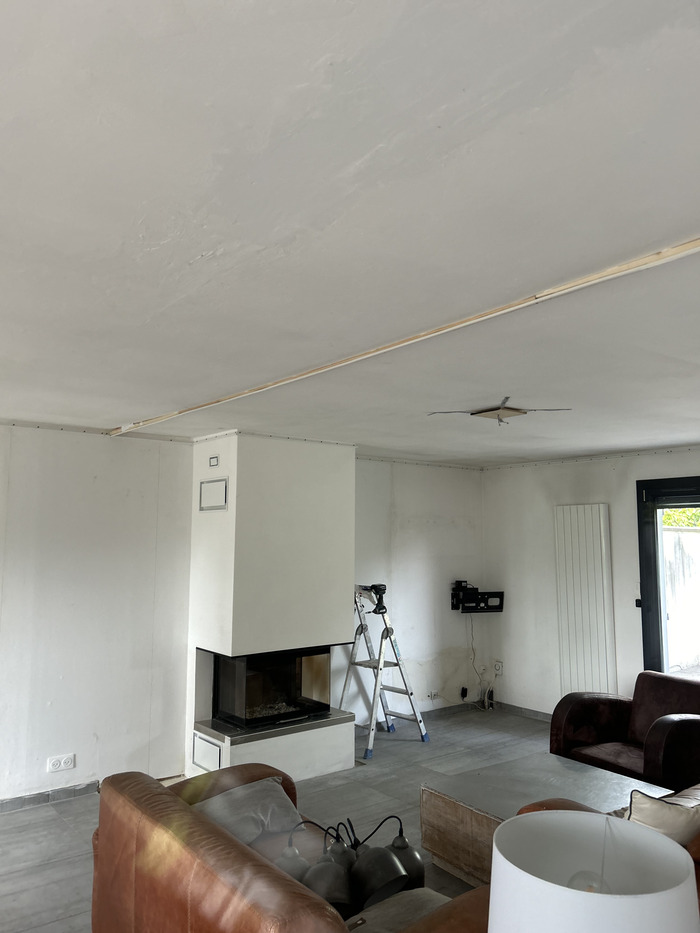 Pose de plafond tendu Toulon Avant travaux Pose de plafond tendu Toulon Avant travaux
